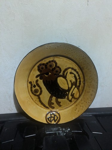Slipware cockerel rooster - slipware,