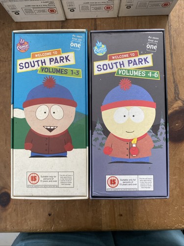 South park vhs - south, box