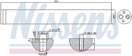 95342 nissens dryer air - nissens,