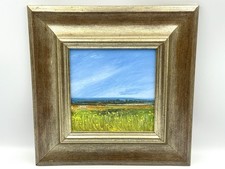 Peter Hodson Original Landscape Framed Painting 28 cm 