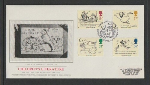 1988 sg1405 silk fdc - silk,