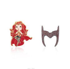 Wanda Vision Enamel Brooch Scarlet's Witch Alloy Badge Pin Cosplay Accessory