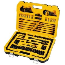 DEWALT 184 Piece Mechanics Tool Kit Spanner Socket Ratchet Set 