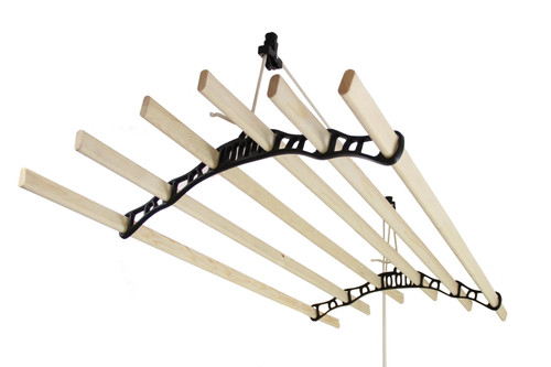 Lath black clothes airer - 6,