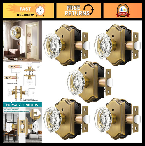 Octagonal crystal door - octagonal,