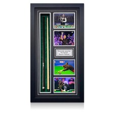 Ronnie O'Sullivan Signed Black Snooker Cue. Framed