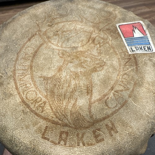Vintage laken hunting canteen - laken,