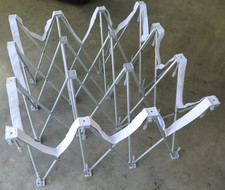 Portable Display Pop-Up Exhibition Stand Aluminium Base with Beige Cloth Cover