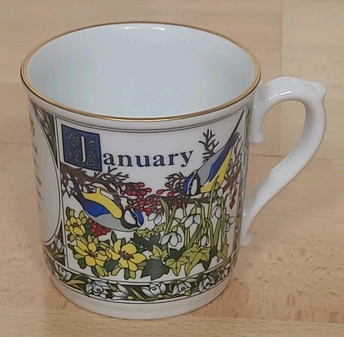 Royal worcester january mug - royal,