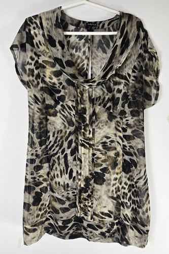 Sheer sleeveless loose fit - sheer,