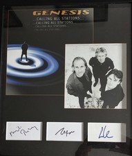 Genesis - Calling All Stations Signed Autographed Display Frame