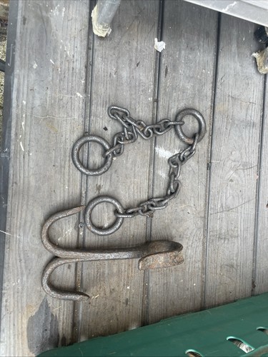 Antique blacksmith made hook - blacksmith,