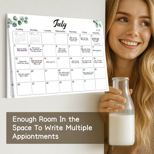 Magnetic calendar for fridge - magnetic,