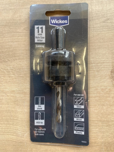 Wickes quick release - hole, saw