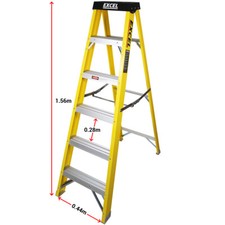 Excel Fibreglass Step Ladder 5