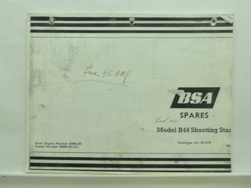 Copy bsa spares - bsa, b44