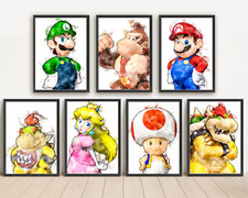 Nintendo Mario Retro Wall Art