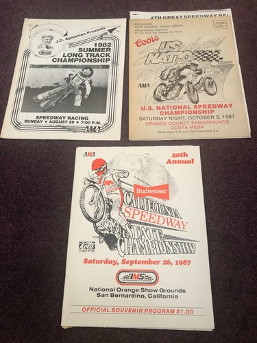Speedway programmes 3 - x,