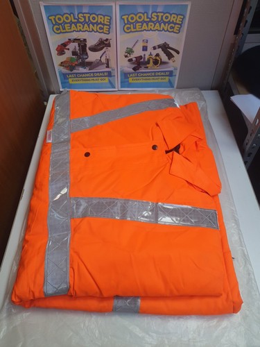 Orange vis jacket - hi-vis, medium