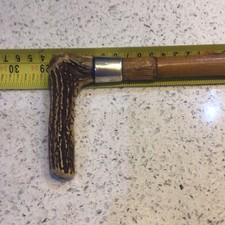 Walking Stick Lady Warrior Carved Head Handle