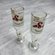 2 X Rewind Glass Sol beer bottle glasses Novelty Glasses Approximately 300ml