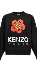 Kenzo Black Boke Flower Sweatshirts Women's