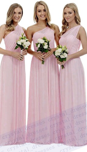 Chiffon one shoulder long - one,