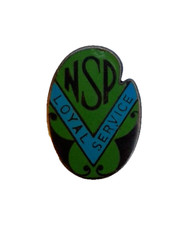 WW2 1946 NEWLYN SCHOOL OF PAINTERS? SILVER LOYAL SERVICE 'V' FOR VICTORY BADGE