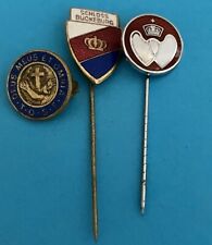 Vintage Enamel Badge Pins -