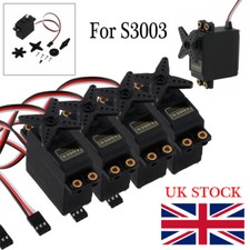 4PCS Standard High Torque Servo For S3003 Futaba RC Car Plane Boat Helicopter UK