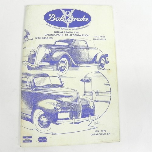 Vintage 1978 bob drake ford - drake,