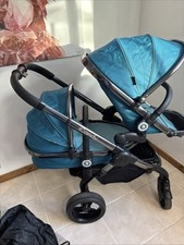 iCandy Peach  Peacock Double/twin with Seat And Carrycot.