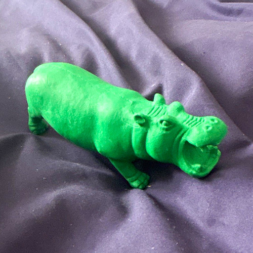 Hippopotamus ornament figurine - ornament,