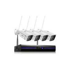 REIGY 3MP WIFI Outdoor Security Surveillance System 4 cameras - no hard drive