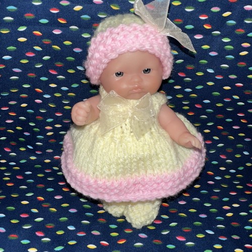 Hand knitted dolls clothes for - knitted,