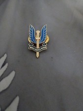 Large Sas Badge Butterfly Clip