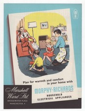 Morphy-Richards, electrical appliances, Vintage c1950s leaflet