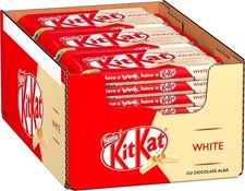 Kit Kat 4 Finger White Chocolate Bar 41.5g X 24 Pack Perfect For Sharing