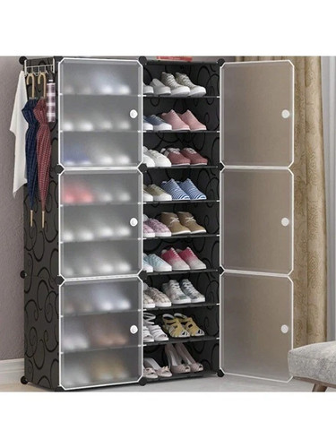Tall vertical shoe rack multi - shoe,