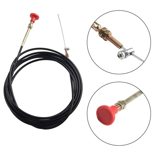 Engine cutoff cable - engine, red