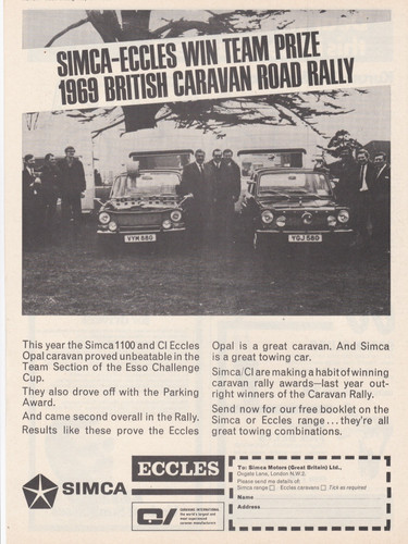 Simca 1100 and eccles - simca,
