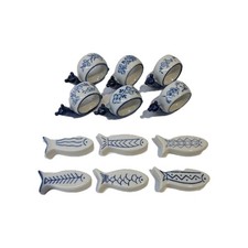 Vintage 6 Snail Napkin Rings/