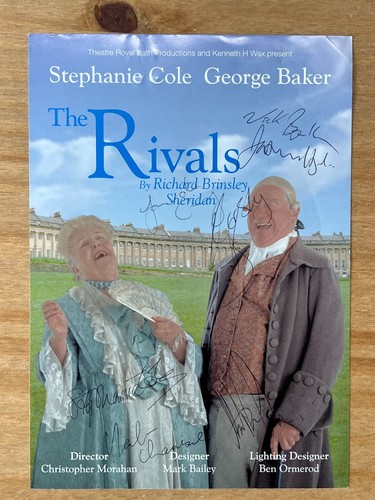 Signed theatre flyer - signed,