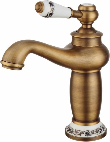 Antique brass mixer - mixer, tap