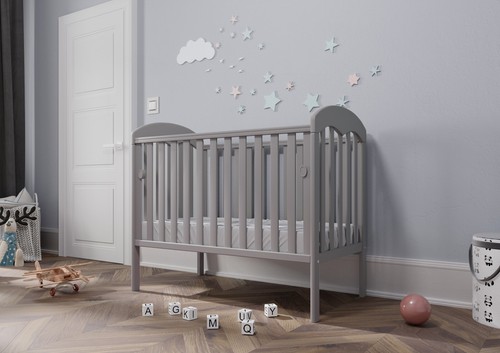New lilibet baby grey cot - lilibet, with