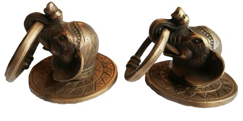 Elephant head door - elephant, handle