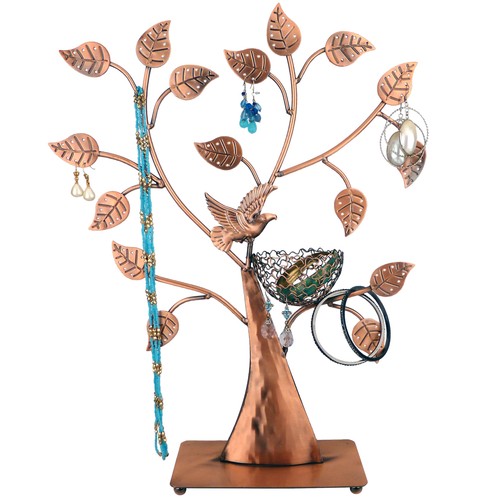 Jewelry tree bronze - bronze, nest