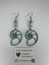 Handmade Beaded Nautilus Shell