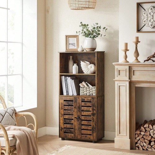 Rustic brown storage - brown,
