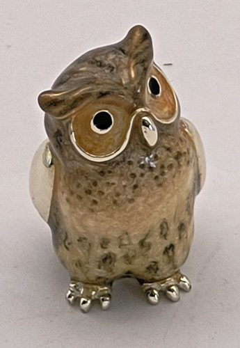 Saturno sterling silver - silver, enamel
